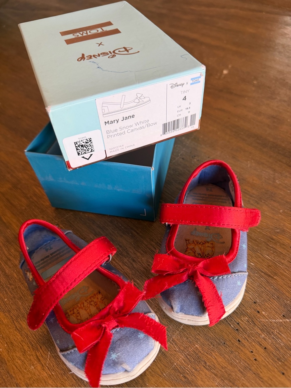 Toms Shoe Toms + Disney Snow White Toddler Mary Jane Shoes Tiny 4